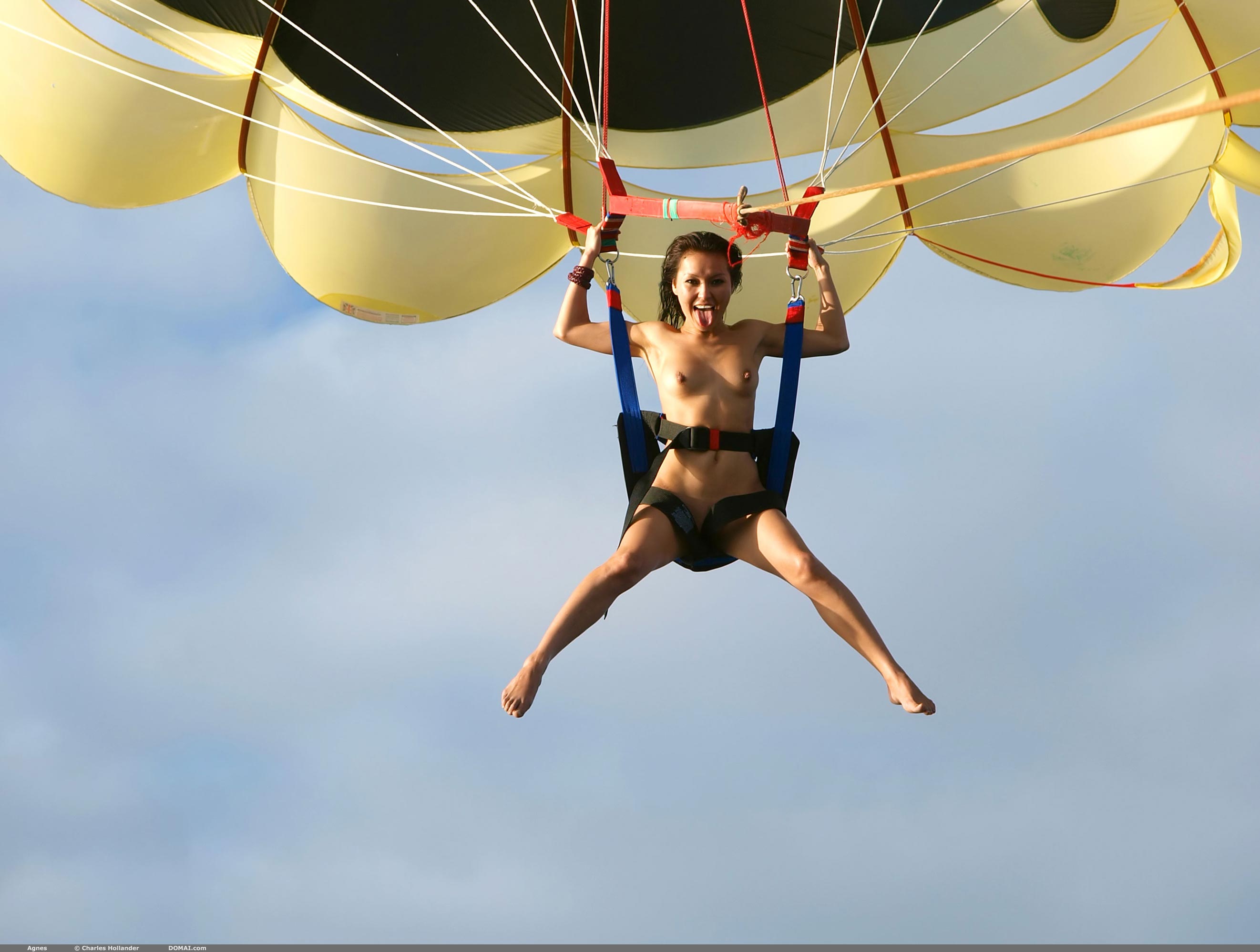В США супруги решились на интим во время прыжка с парашутом - фото - Апостроф