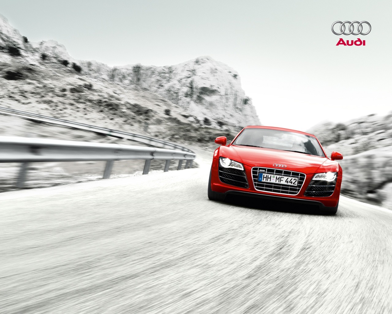 Audi R 8 V 10 rood 06