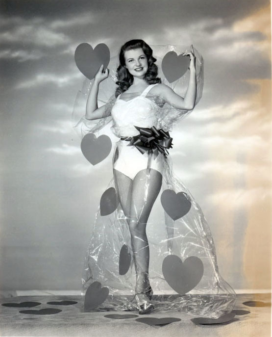vintage valentines day pinup mary castle