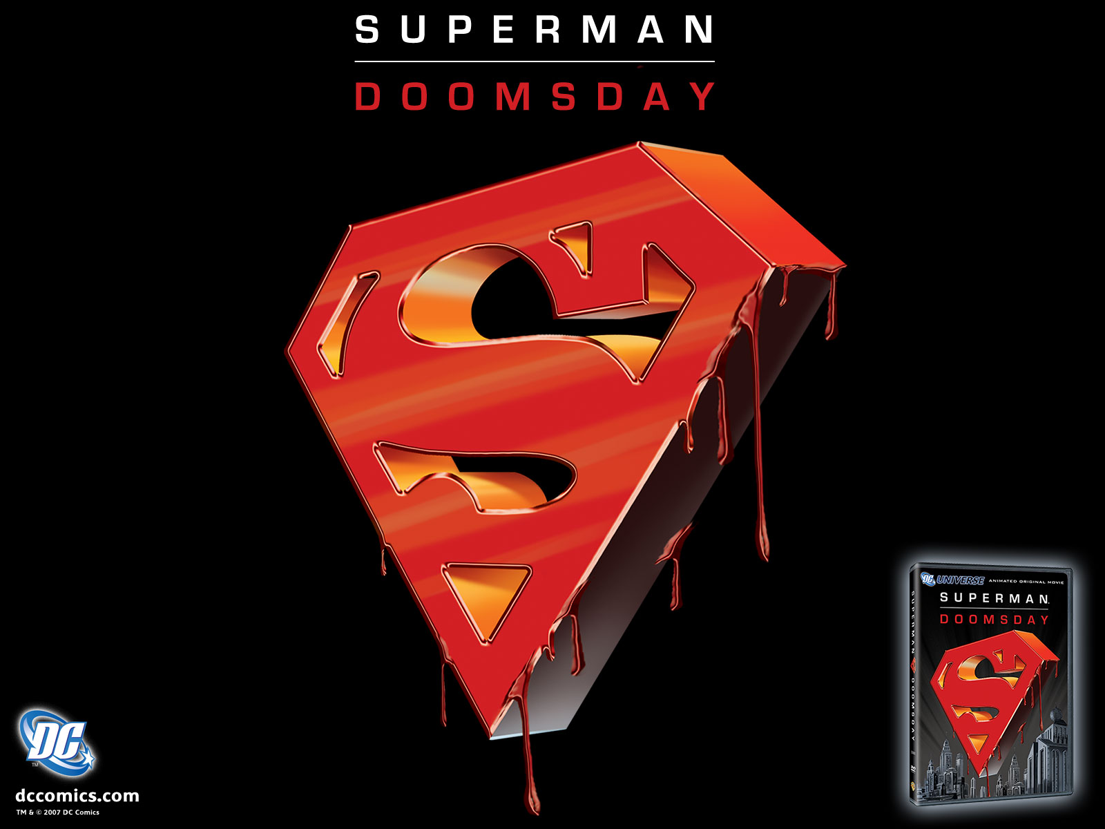 Superman Doomsday DVD 1600 x 1200